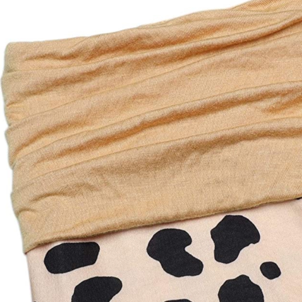 New Comfy Soft Stretchy Cheetah Print Palazzo Yoga Lounge Pants - Picture 3 of 9